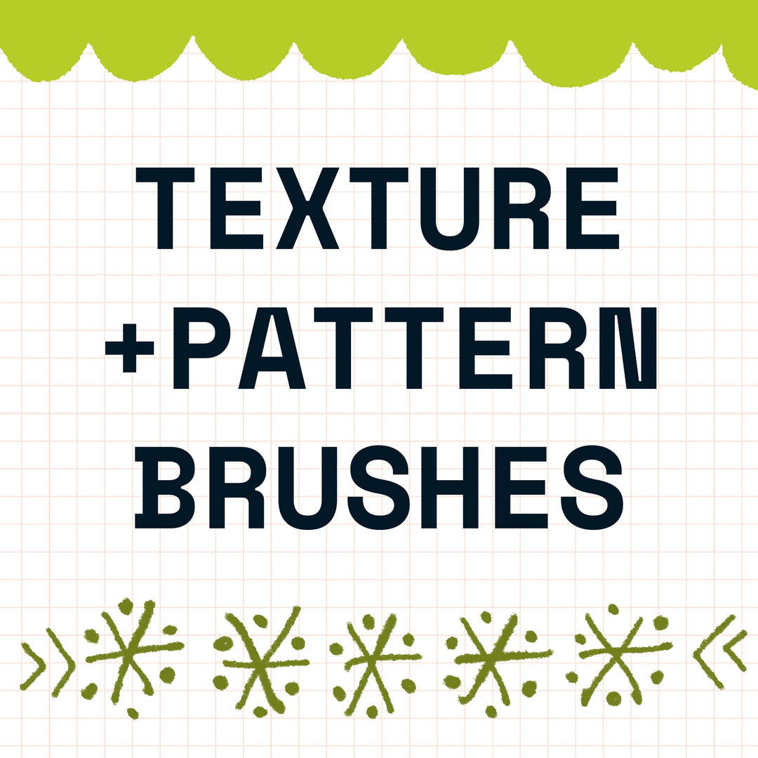 Texture and Pattern Procreate Brushes