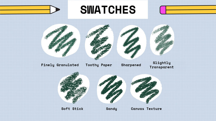 Procreate Water-Soluble Pastel Brush Set - Esther Nariyoshi Studio