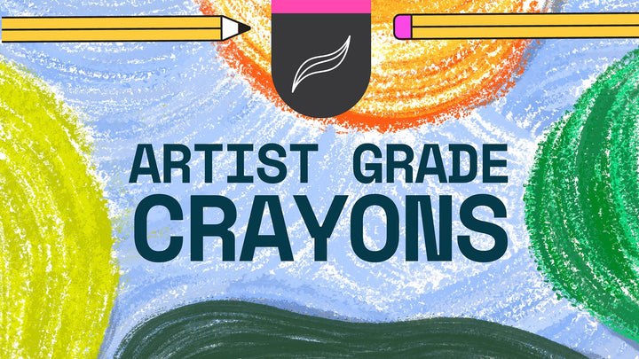 Realistic Procreate Artist Grade Crayon Brush Set