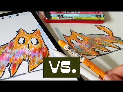 Realistic Procreate Artist Grade Crayon Brush Set