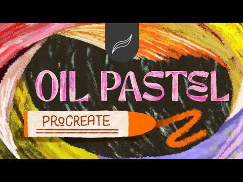 Realistic Oil Pastel Procreate Brush Set 9-Pack Vol. 1