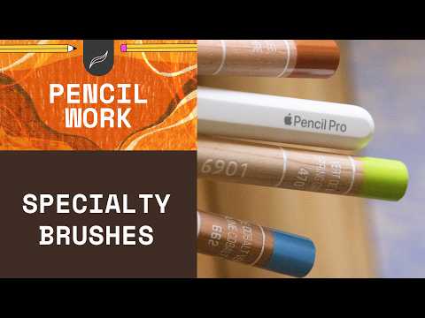 Pencil Work | Realistic Procreate Colored Pencil Brushes, 20-Pack