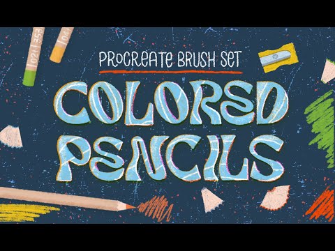 Procreate Colored Pencil Brush Set. Digital art brushes for realistic textures, smooth shading, and stunning illustrations. Elevate your creativity with this premium colored pencil brush collection